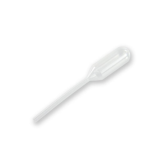 Pasteurpipette, plast, 6 cm, 1,2 ml, uden skala, 100 % Chef, 500 stk