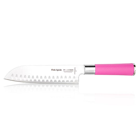 Pink Spirit Santoku-kniv med rillet skær, 18 cm, DICK, 1 stk