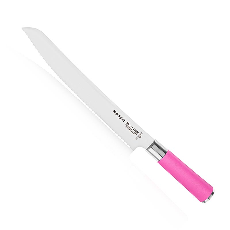 Pink Spirit brødkniv, bølgeslibet, 26 cm, DICK, 1 stk