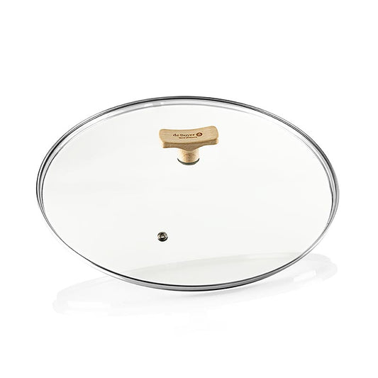 deBUYER B Bois universalglaslåg med håndtag i bøgetræ, Ø 32 cm, 1 stk