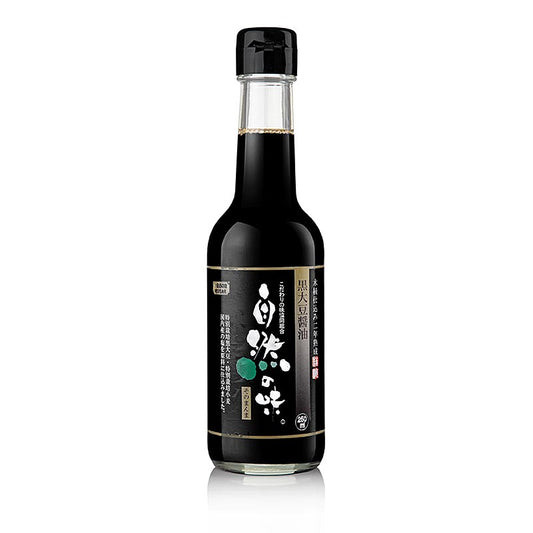 Sojasauce – mørk, af sorte sojabønner, Morita Shoyu, 250 ml