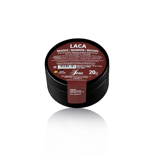 Sosa fødevarefarve kastanjebrun, pulver, fedtopløselig (39453), 20 g