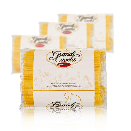 Granoro Lingue di Passero, båndnudler, 3 mm, nr. 3, 12 kg, 4 x 3000 g