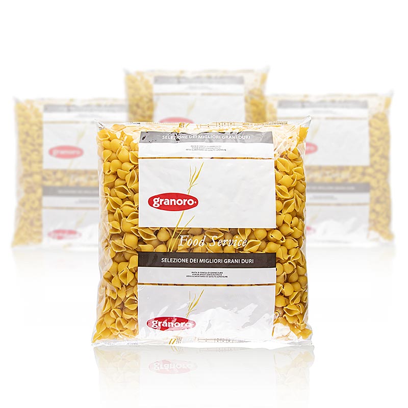 Granoro Conchiglie (muslingepasta), nr. 105, 12 kg, 4 x 3000 g