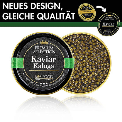 BOS FOOD Premium Selection - Kaluga kaviar (Huso dauricus), 30 g
