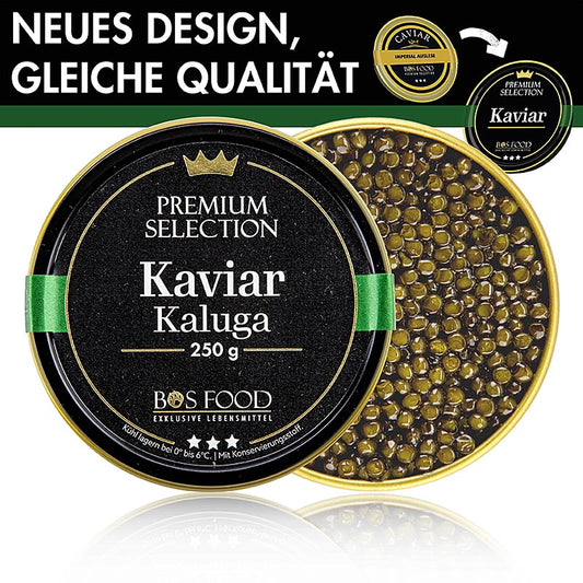 BOS FOOD Premium Selection - Kaluga kaviar (Huso dauricus), 250 g