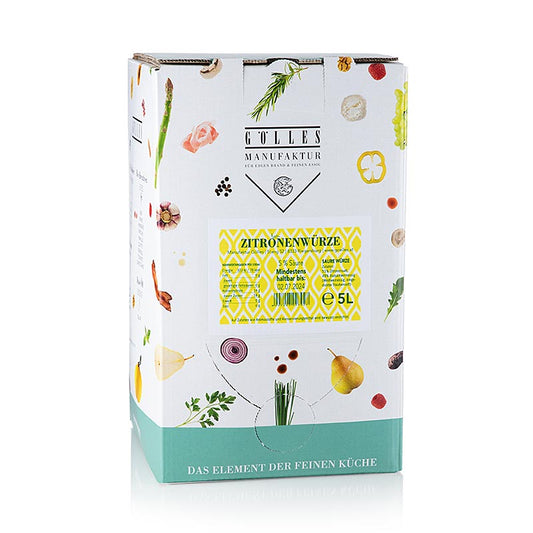 Gölles citronkrydderi, med balsamicoeddike, 5 % syre, 5 l