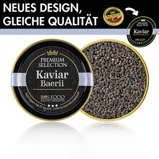 BOS FOOD Premium Selection - Baerii kaviar; STÖRKAVIAR, 10 g