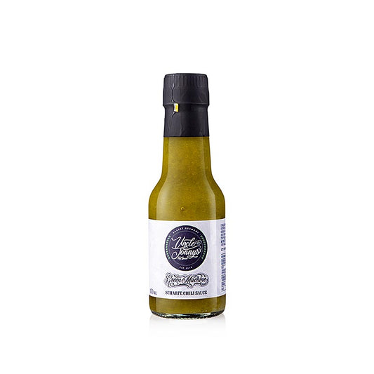 Uncle Jonnys Hot Sauce GREEN MACHINE, stærk chilisauce, 150 ml