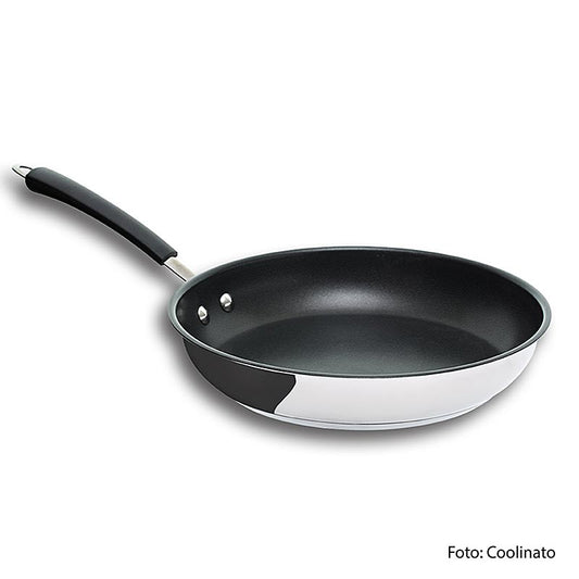 Stegepande i rustfrit stål, 28 cm, Coolinato, 1 stk.