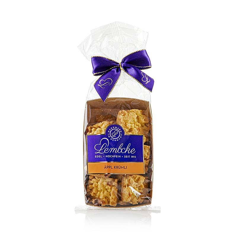Teegebäck Äpple Krümli, smørkrummekiks med æble, Lembcke, 100 g