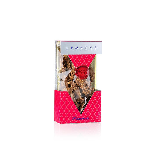 Te-kager Mandini Cacao Milk, mandelsplitter, sødmælk, Lembcke, 100 g