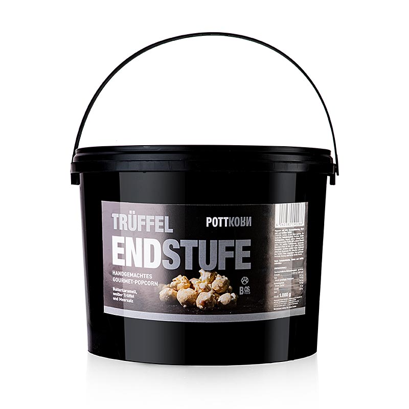 Pottkorn - Trøffel Endstufe, popcorn med hvid trøffel og havsalt, 1 kg