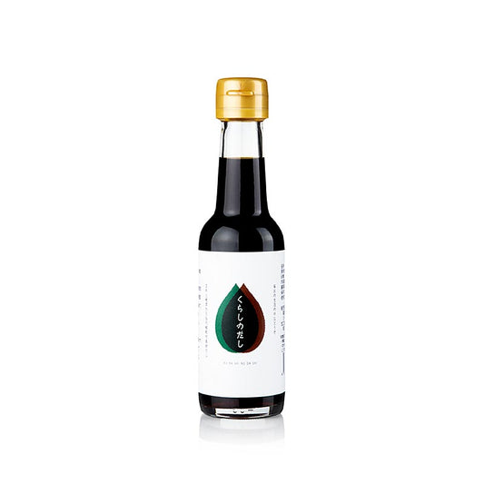 Dashi-fond-koncentrat, mørk, vegansk, Fueki-Shoyu, Japan, 150 ml