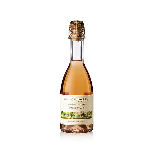 Jörg Geiger alkoholfri mousserende "Cuvée 23", 375 ml