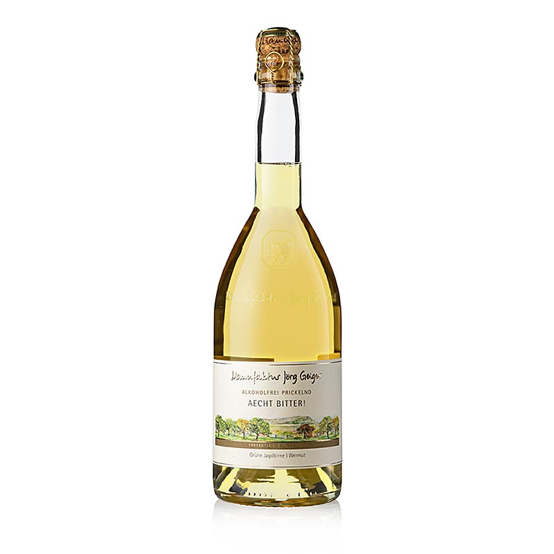 Jörg Geiger alkoholfri mousserende "Aecht Bitter", 750 ml