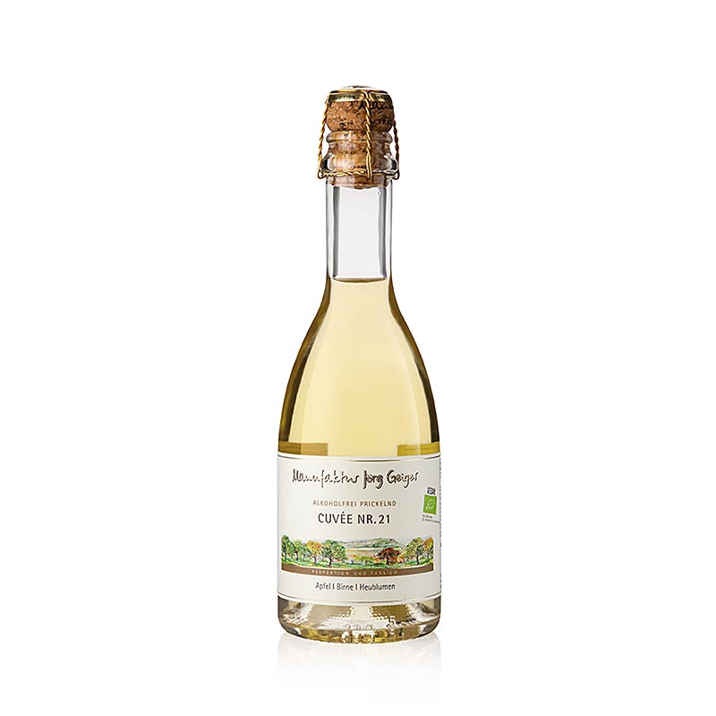 Manufaktur Jörg Geiger alkoholfri mousserende "Cuvée 21", økologisk, 375 ml