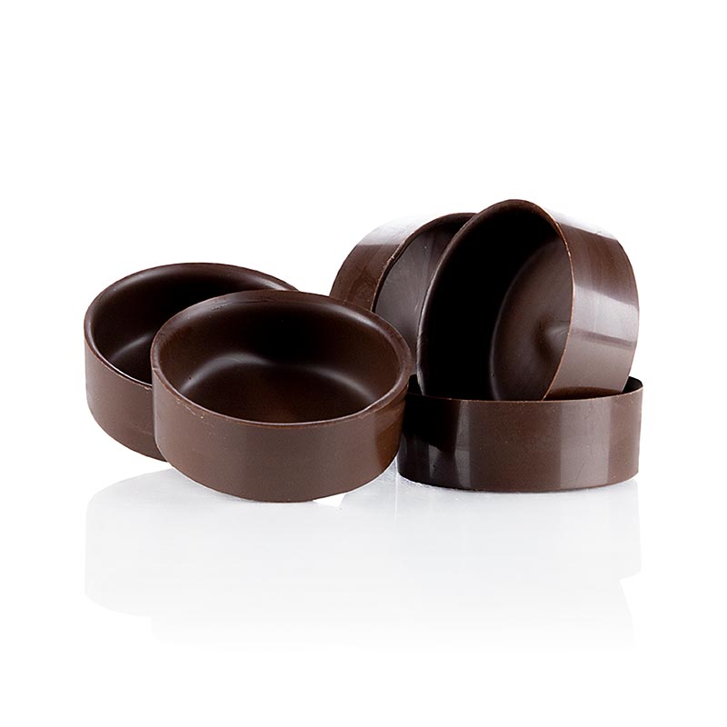 Chokoladetarteletter i kop, ø 5 cm, Dobla (11214), 72 stk