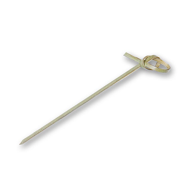 Bambusspyd, med knude i enden, grønne, 10 cm, 250 stk