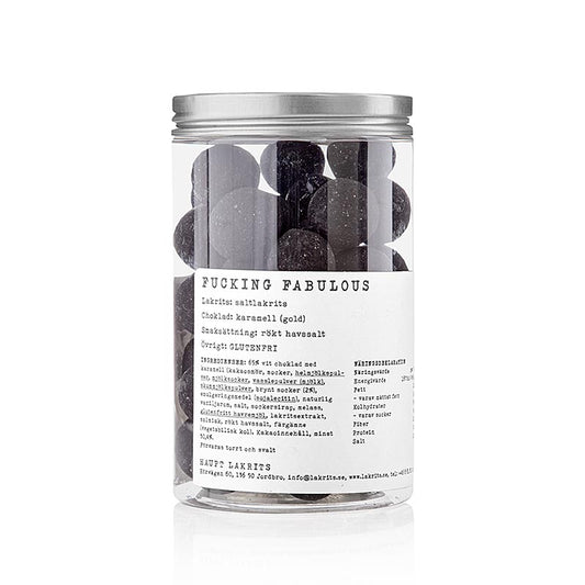Haupt Lakritz FUCKING FABULOUS – med Dulce de Leche, salt, Sverige, 250 g