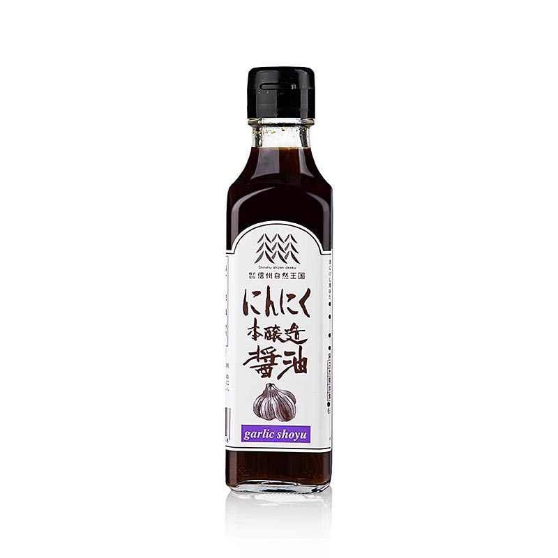 Sojasauce - Shoyu Honjyozo hvidløg, Shizen Okoku, 200 ml