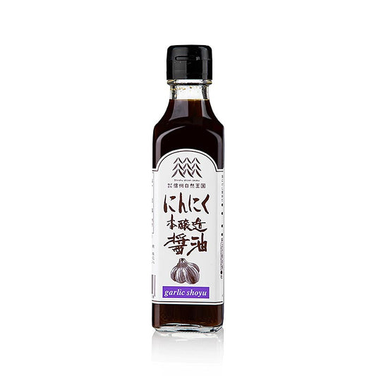 Sojasauce - Shoyu Honjyozo hvidløg, Shizen Okoku, 200 ml