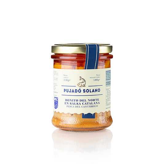 Bonito del Norte en Salsa Catalana, tunfisk i marinade, Pujado Solano, 210 g