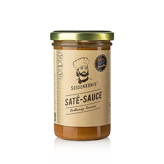 Sossenkönig - Saté-sauce (jordnød), færdiglavet sauce, 250 ml