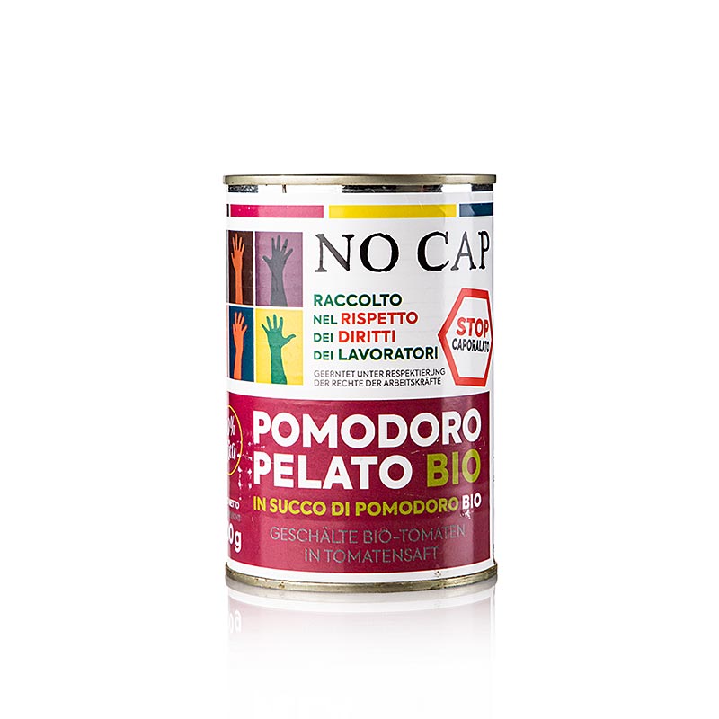 Tomater, flåede, NO CAP, økologisk, 400 g