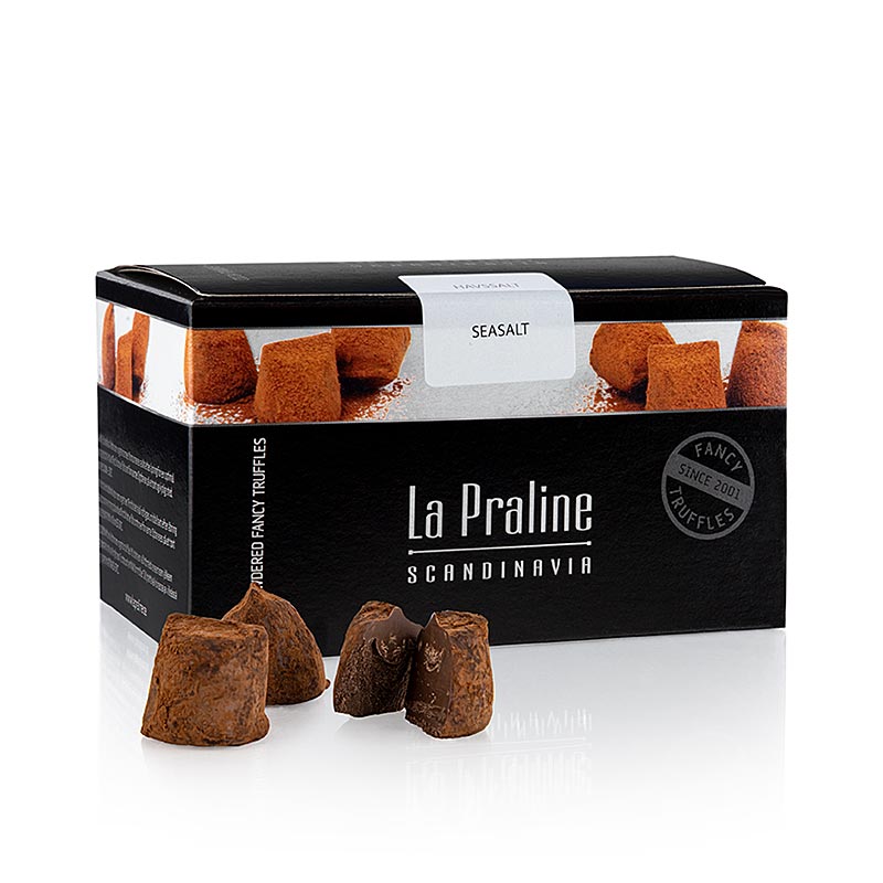 La Praline Fancy Truffles, chokoladetruffler med havsalt, Sverige, 200 g