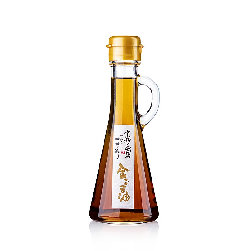 Sesamolie "Golden" af gyldne sesamfrø, ristet, Yamada, Japan, 131 ml