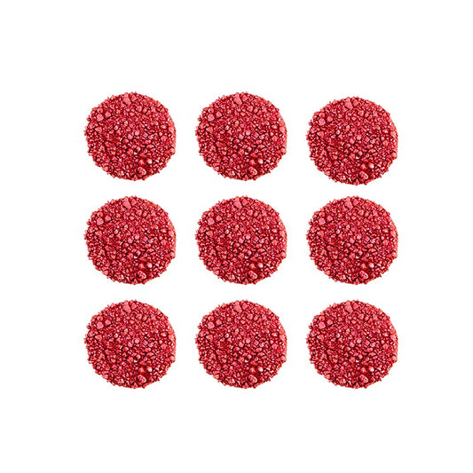 Chokoladedekoration Crumble Red, Dobla (77736), 384 g, 486 stk