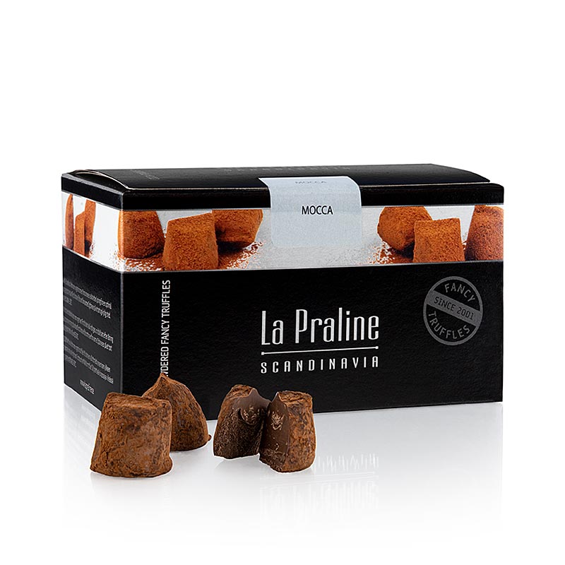 La Praline Fancy Truffles, chokoladekonfekt med mokka (kaffe), Sverige, 200 g