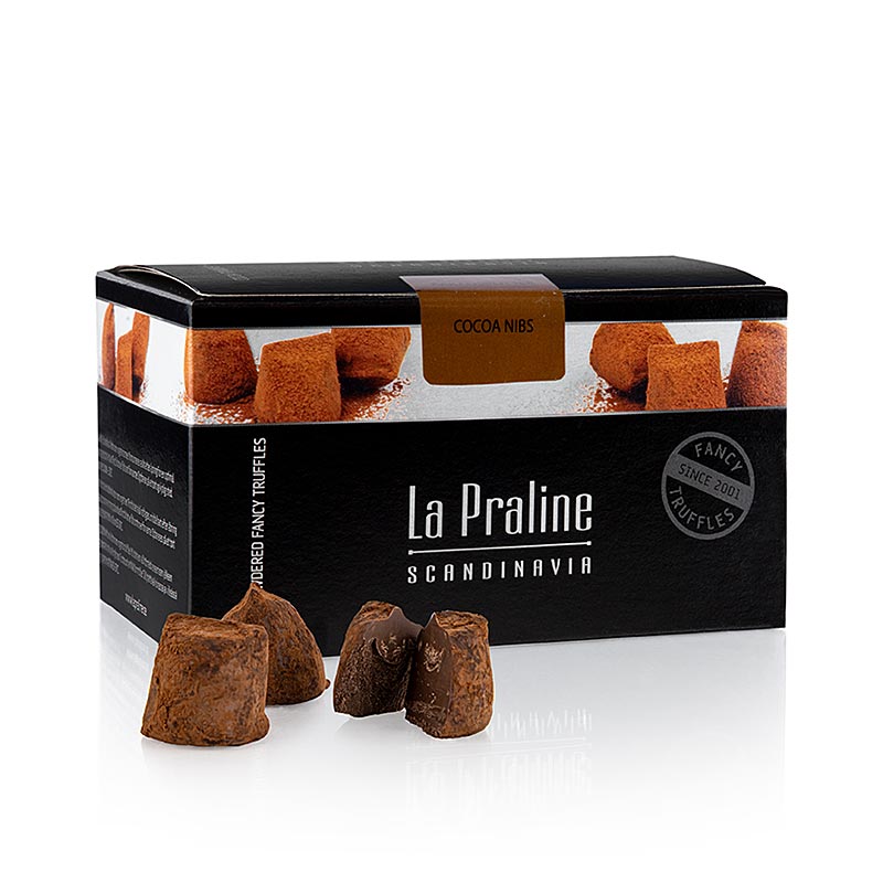 La Praline Fancy Truffles, chokoladekonfekt med kakaostykker, Sverige, 200 g