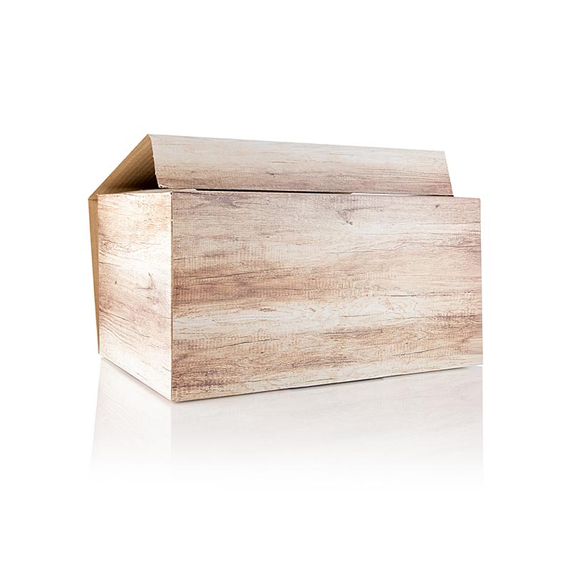 Vinpræsentationsæske, "Wood", til 6 flasker à 0,75 l, 1 stk