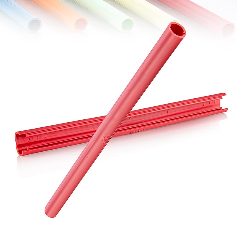 ClickStraw - Genanvendeligt sugerør, lyserød, 10 stk