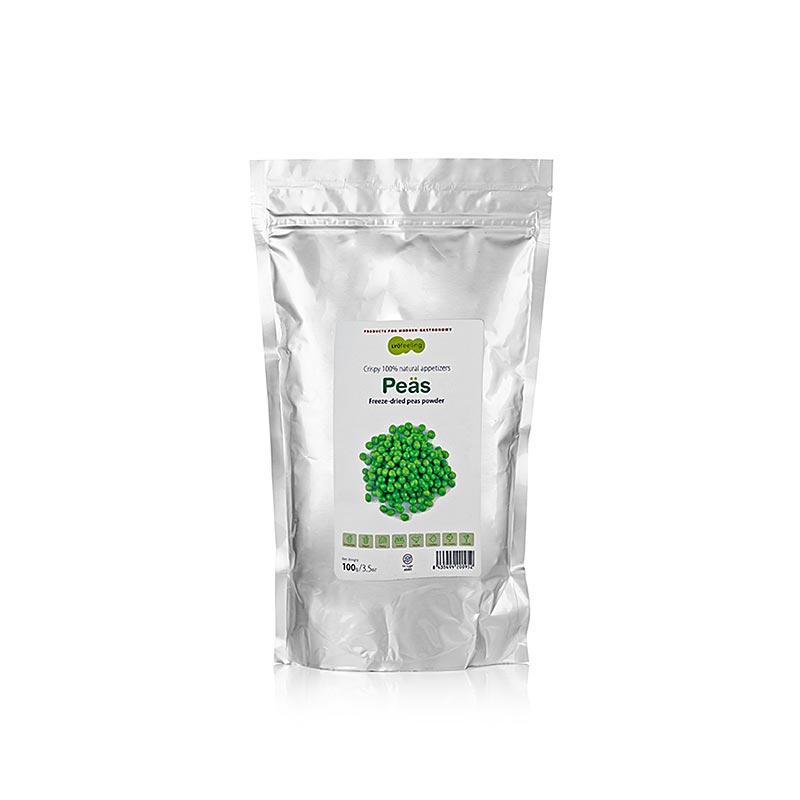 TÖUFOOD LYOFËELING PEÄS, frysetørrede ærter, 100 g