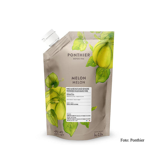 Ponthier melonpuré (Charentais), med sukker, 1 kg