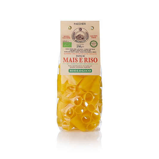 Pacceri-nudler af ris og majs (glutenfri), Morelli 1860, økologisk, 250 g