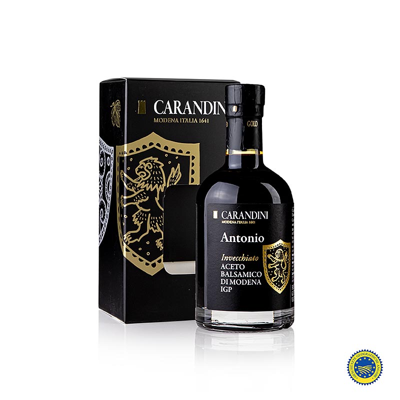 Carandini Aceto Balsamico Modena g.g.A., Antonio, invecchiato (gaveæske), 250 ml