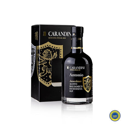 Carandini Aceto Balsamico Modena g.g.A., Antonio, invecchiato (gaveæske), 250 ml