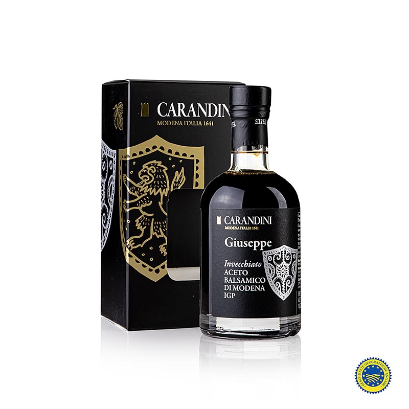 Carandini Aceto Balsamico Modena g.g.A., Giuseppe, invecchiato (gaveæske), 250 m