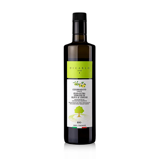 Ekstra jomfruolivenolie Di Carlo, med citron, økologisk, 750 ml