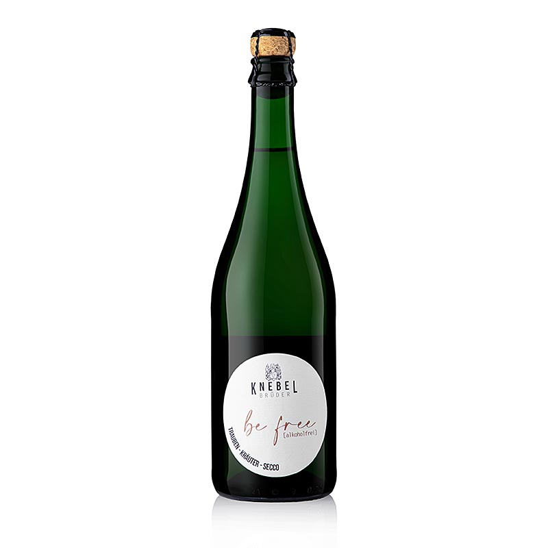 "Be Free" drue-urte-secco, alkoholfri, Knebel Brüder, 750 ml