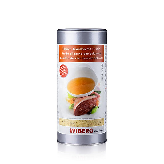 Wiberg kødbouillon med ur-salt, uden synlige ingredienser (281119), 1,2 kg
