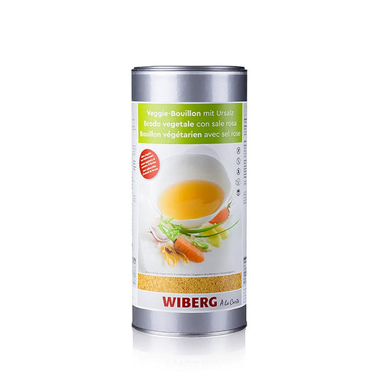 Wiberg Veggie-bouillon med ur-salt, vegetabilsk, (281116), 1,2 kg