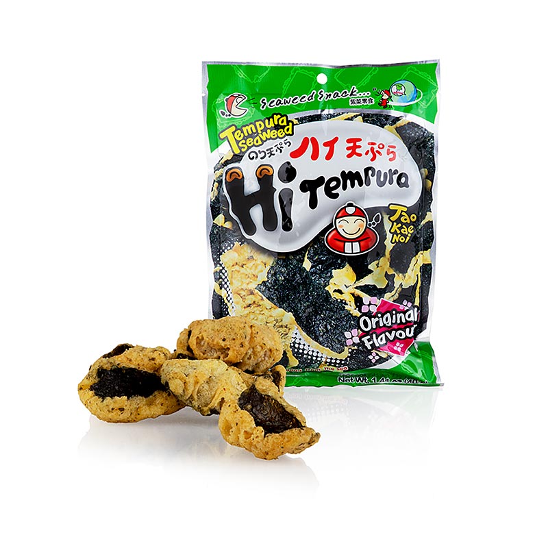 Taokaenoi Tempura Seaweed Original, meget sprøde tangchips, 40 g