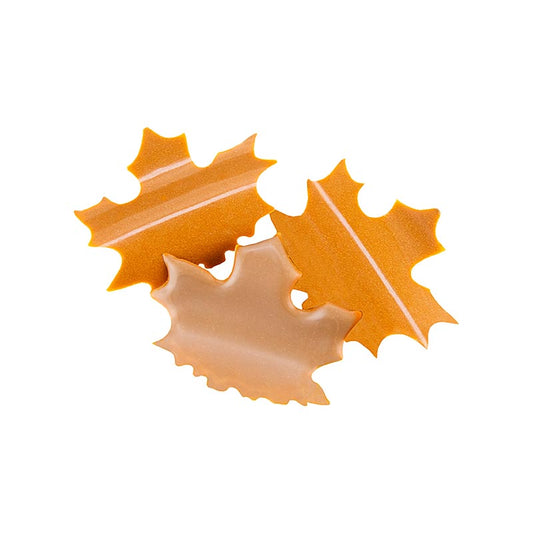 Chokoladedekoration "Maple leaf" (ahornblad), 48x53 mm, Dobla (77793), 170 g