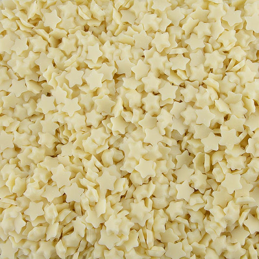 Chokoladestykker i stjerneform, hvid, Dobla (73417), 600 g