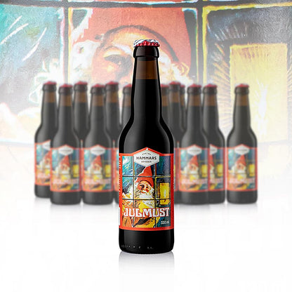 Hammars Julmust - forfriskningsdrik med maltsmag, Sverige, 4,62 l, 14 x 330 ml